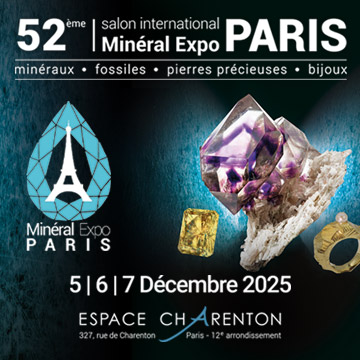 Slide 1 Minéral Expo Paris 5 - 6 - 7 Décembre 2025 Espace Charenton 327 – rue de Charenton 75012 PARIS