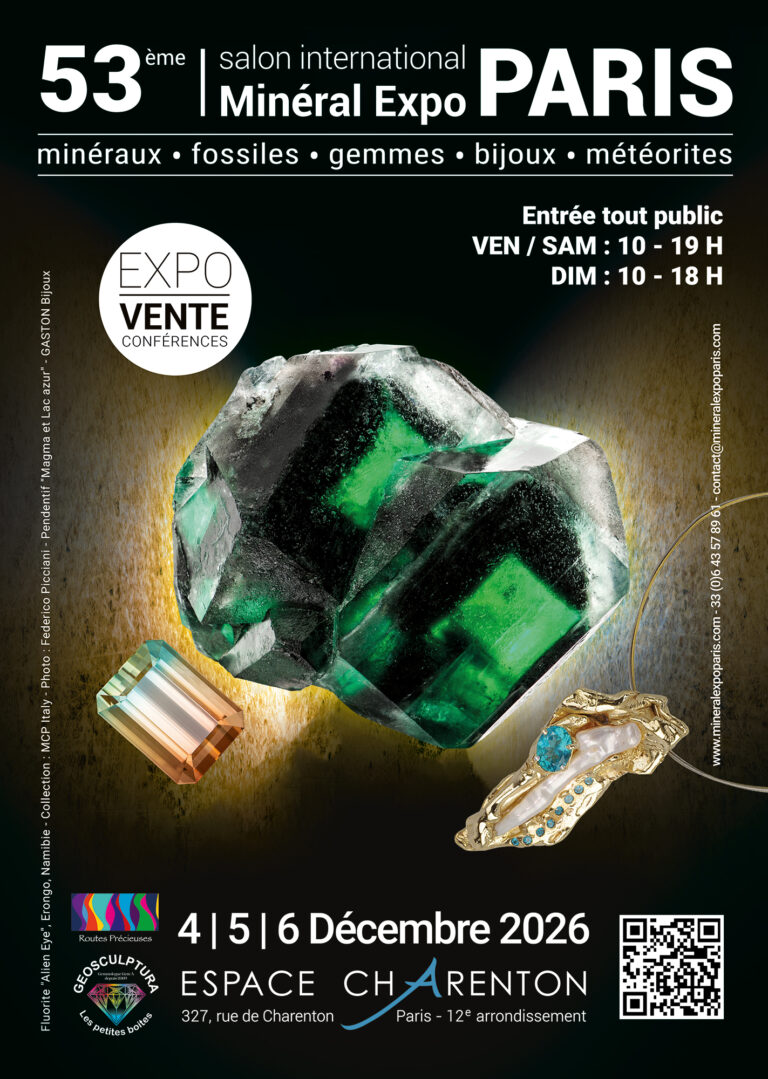 Mineral Expo Paris 4-5-6 décembre 2026